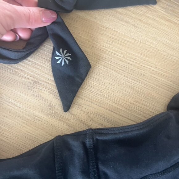 ATHLETA halter dress Black Tie Neck size XS - Picture 6 of 8